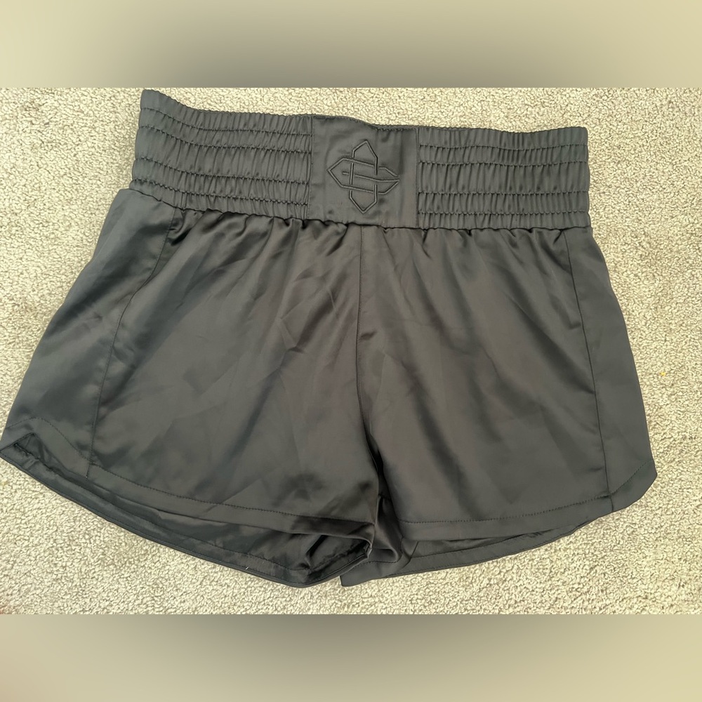 Beast Mode Gracie Muay MMA Martial Arts Boxing Shorts Black Woman’s Size XL